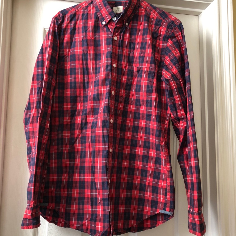 J Crew Plaid Button Up